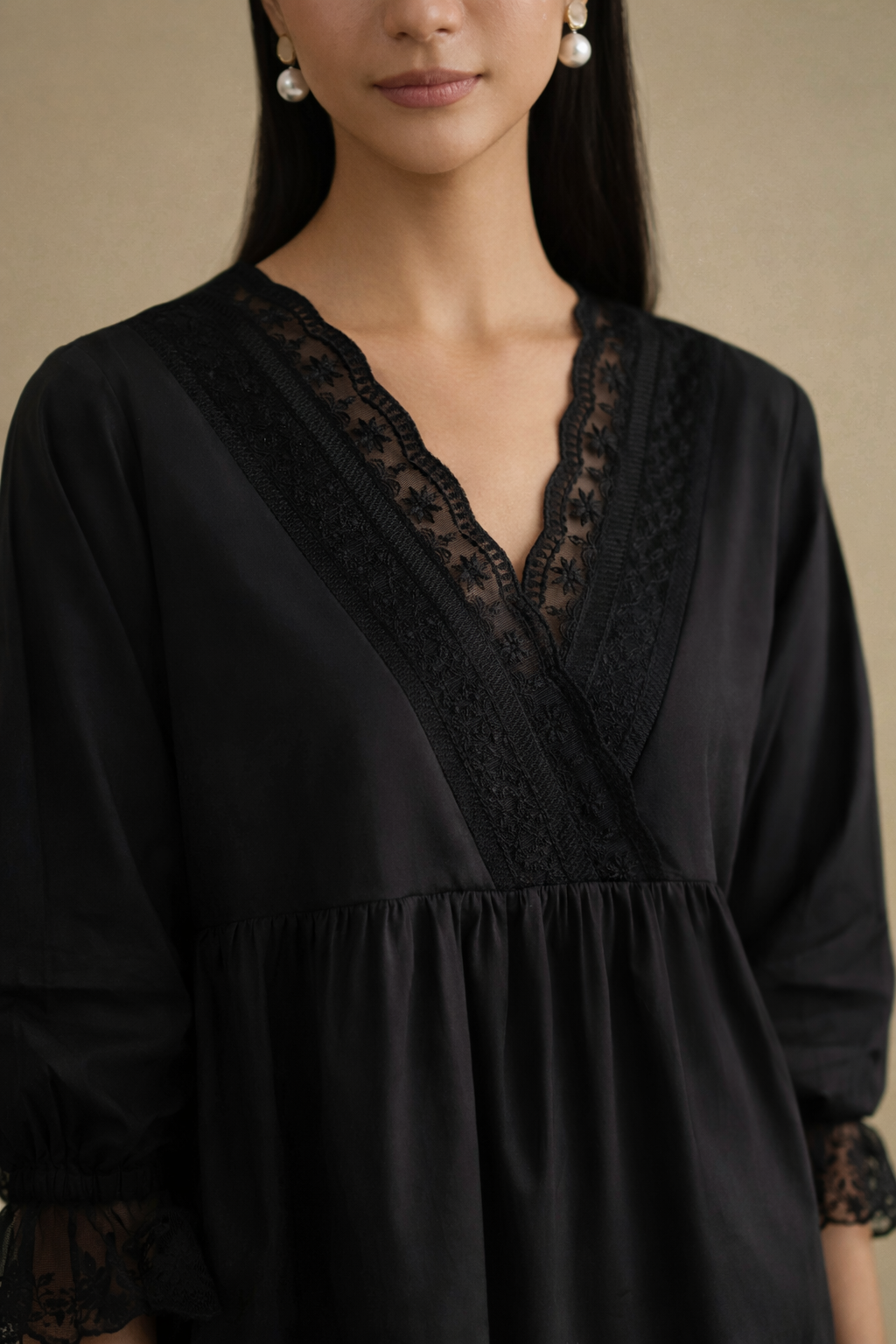 2 Piece - Embroidered Loungewear - KLS26-05