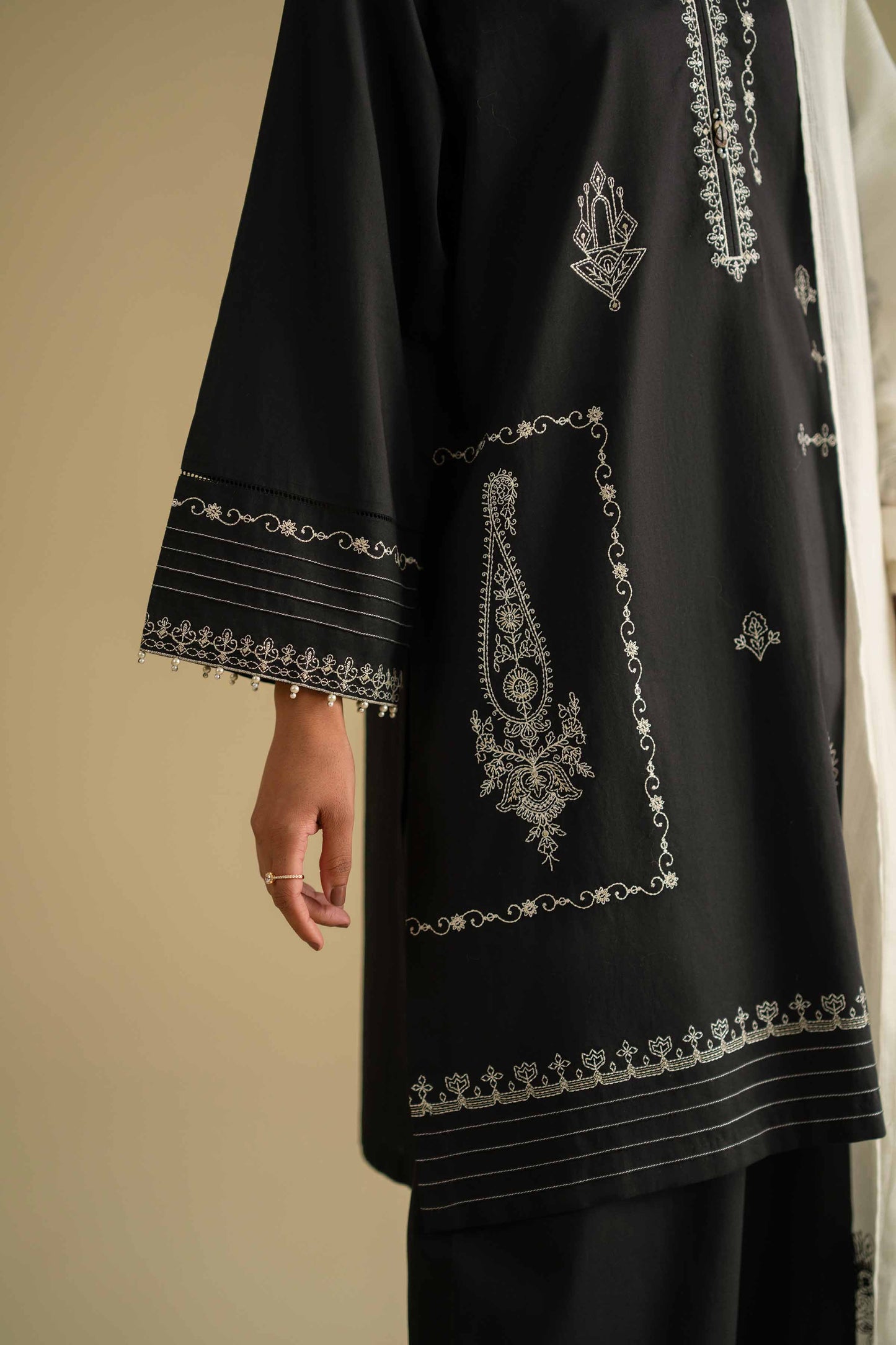 3 Piece - Embroidered Suit - KFE26-84