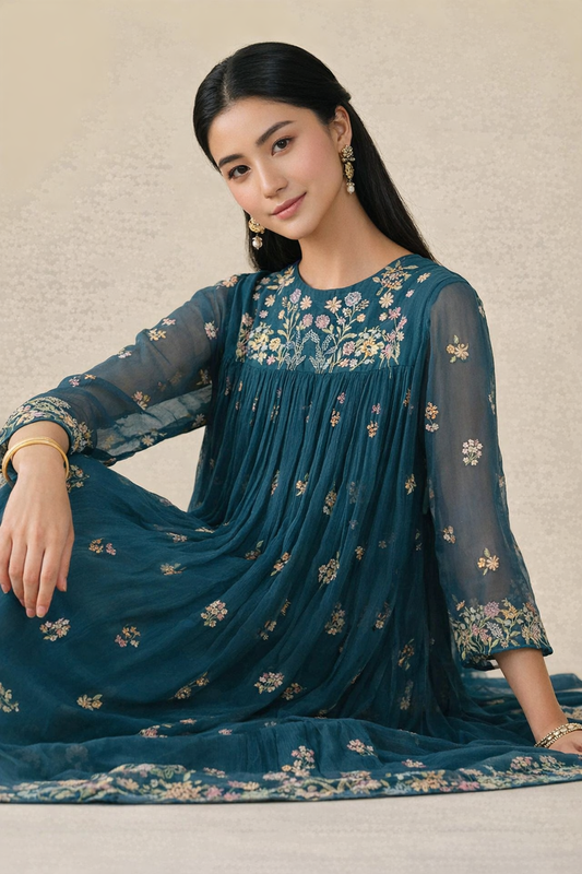 Embroidered Dress - KFE26-05