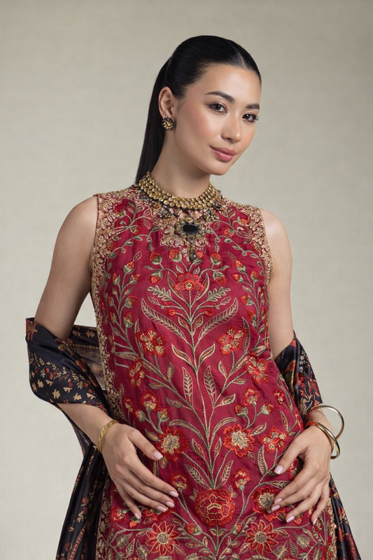 Three-Piece Silk Set