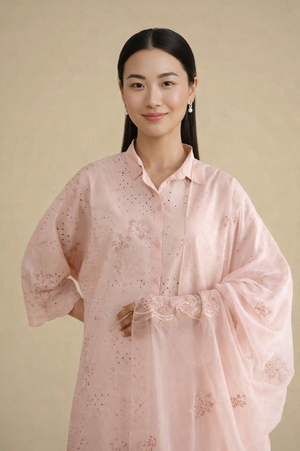 3 Piece - Embroidered Suit