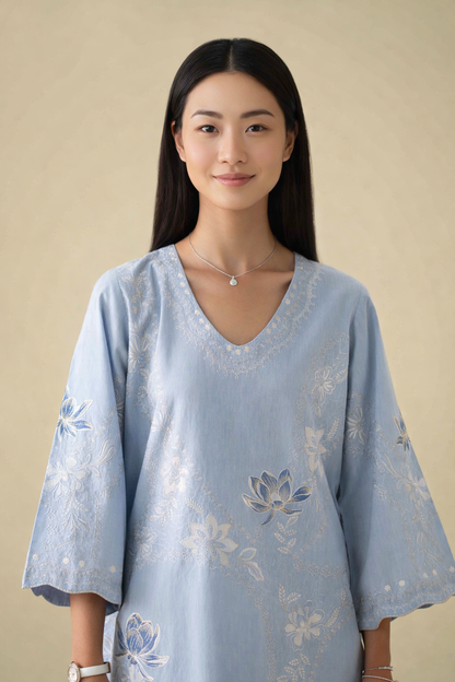 3 Piece - Embroidered Suit