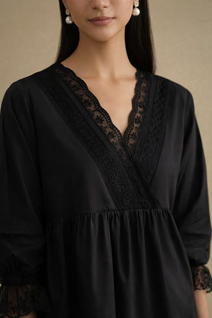 2 Piece - Embroidered Loungewear - KLS26-05