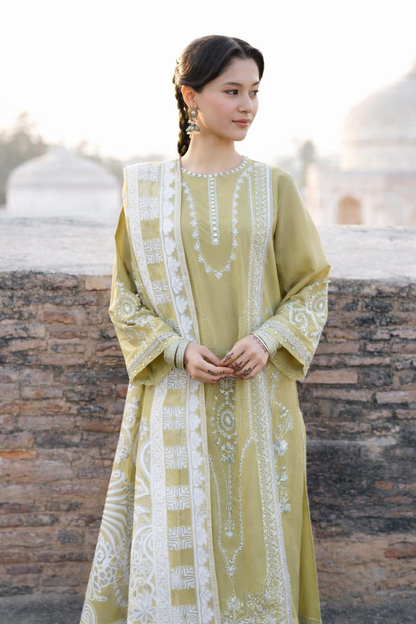 3 Piece - Embroidered Suit - PE26-314