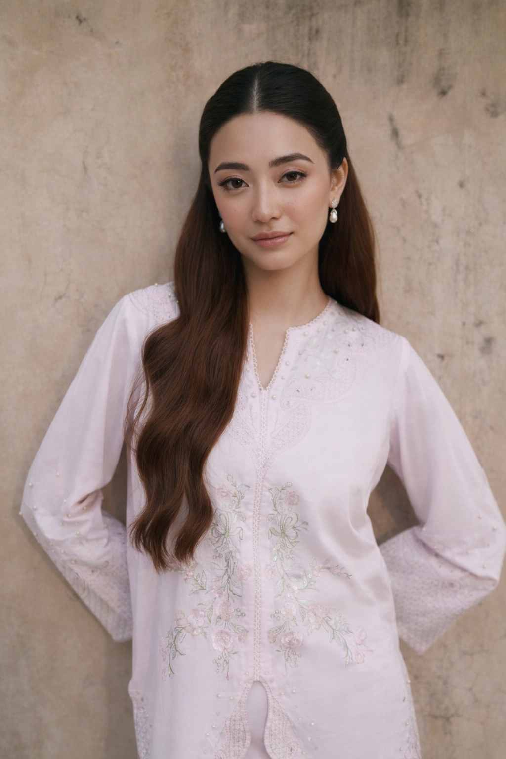 2 Piece - Embroidered Suit - KFE26-46