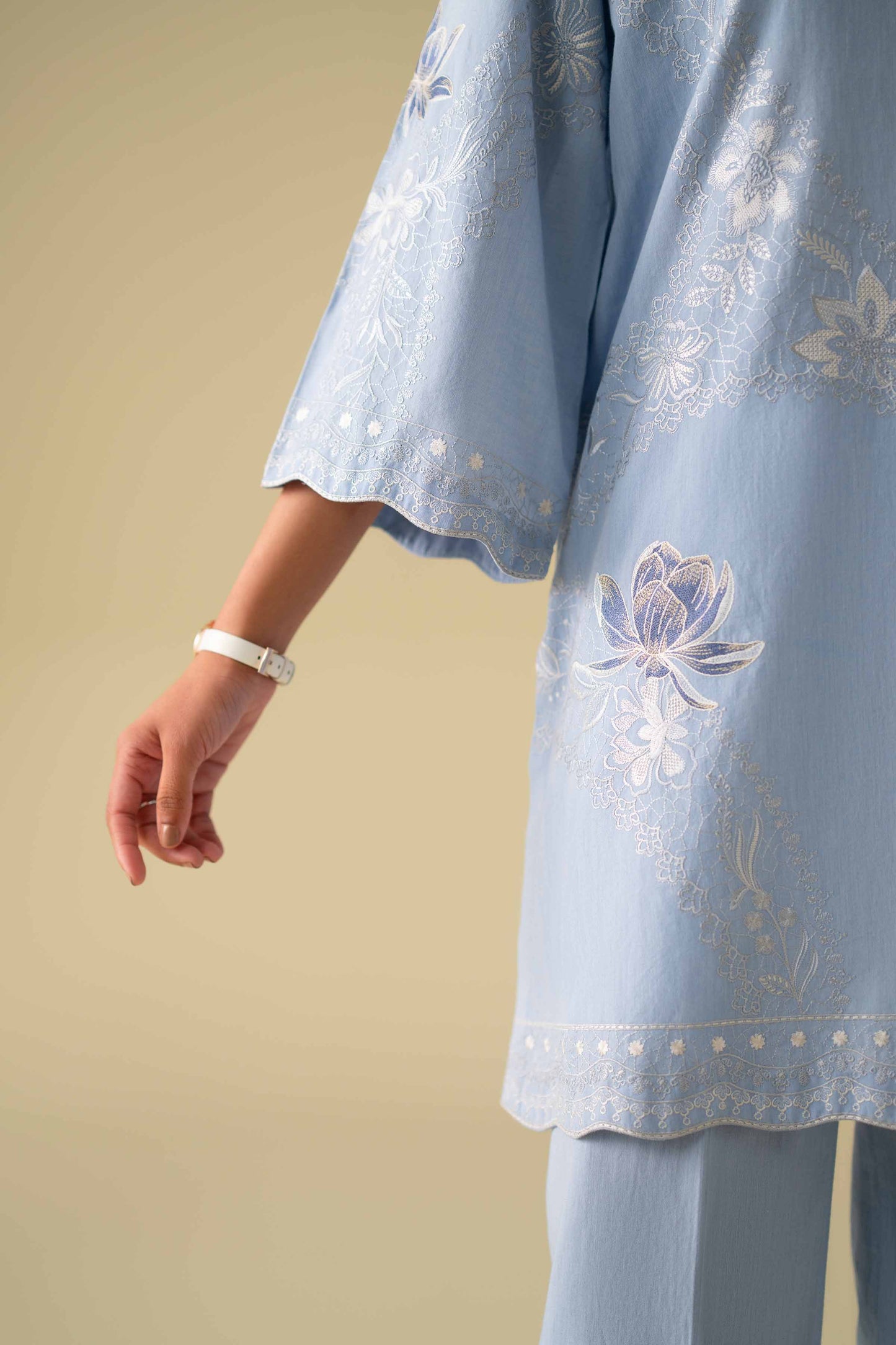 3 Piece - Embroidered Suit