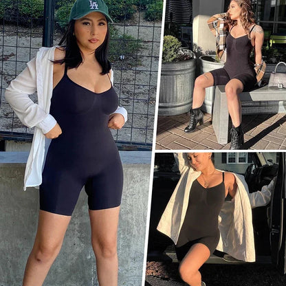 Women Full Body Shaper Bodysuit Tummy Control Waist Trainer Butt Lifter Shapewear Tank Top